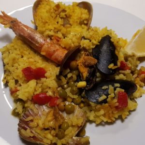 Paella de mariscos