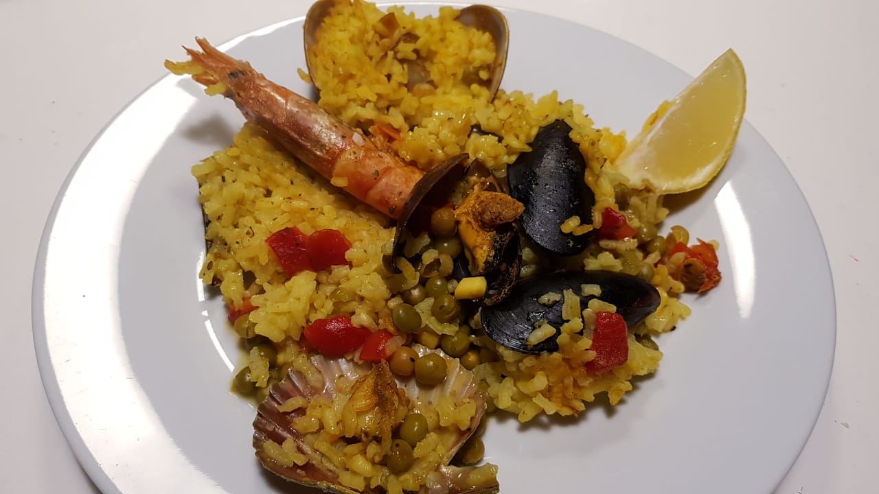 Paella de mariscos