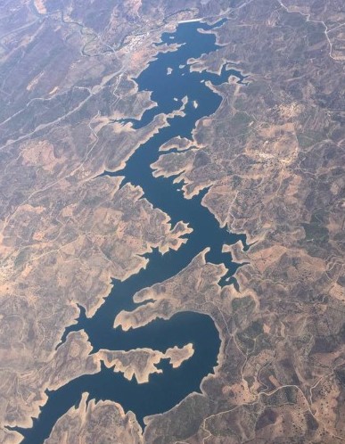 The Blue Dragon River seen from space