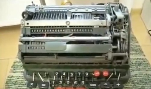 Divide one by zero on a mechanical calculator