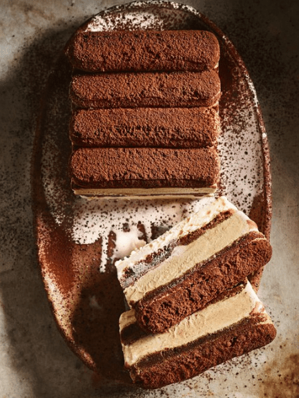 TIRAMISU ICE-CREAM LAYER CAKE