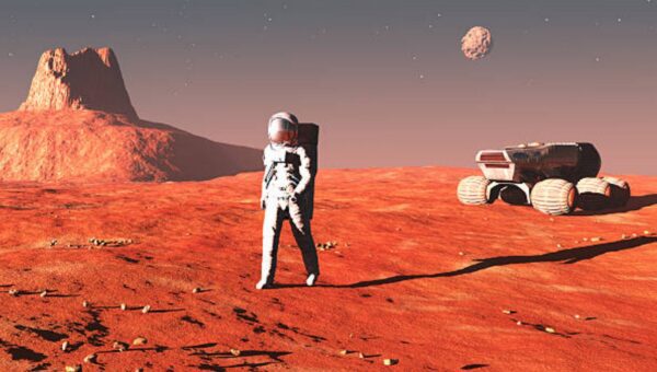 Marte astronauta explorador